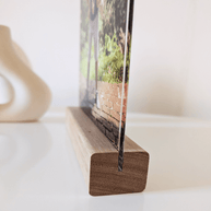Wood Base Large Portrait Photo Display