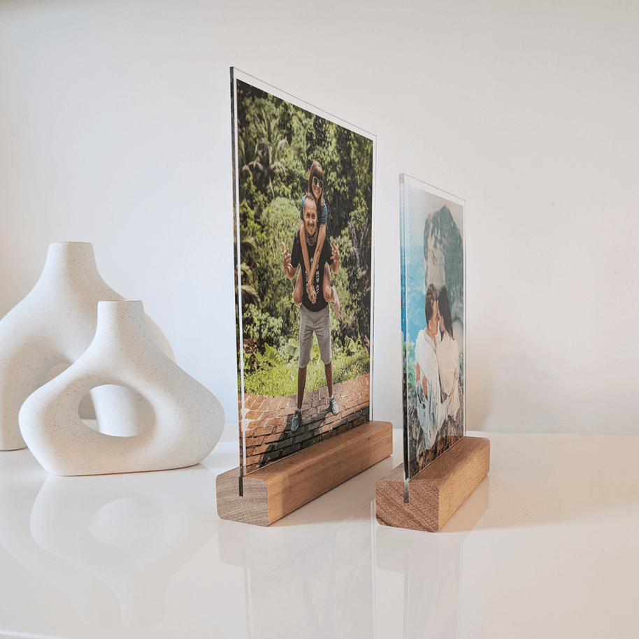 Acrylic Portrait Photo Display Sizes